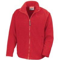 Result Men's Horizon High Grade Microfleece Jacket in Red | Size: XS