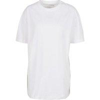 Build Your Brand Women's Boyfriend Oversized T-Shirt in White | Size: Large