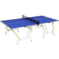 9FT Foldable Table Tennis Table with Cover, Net, Paddles, Balls