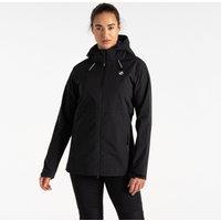 Dare 2b Women's 'Switch Up II' Waterproof Jacket in Jet Black | Size: 16