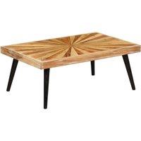 Coffee Table Solid Mango Wood 90x55x36 cm