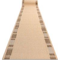 RugsX Sizal Floorlux Runner in Beige | Size: 100 cm x 180 cm