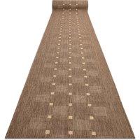 RugsX Sizal Floorlux Runner in Brown | Size: 120 cm x 160 cm