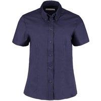 Kustom Kit Women's Corporate Oxford Short Sleeve Shirt in Navy | Size: 18
