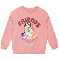 Bluey Girl's Friends Forever Sweatshirt in Pink | Size: 4-5 Years