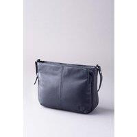Lakeland Leather Women's 'Ambleside' Leather Cross Body Bag in Navy