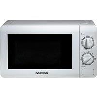 Daewoo 20 Litre Microwave 800W Easy Clean Exterior 6 Power Settings White