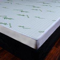 Snug City Bamboo Waterproof Mattress Protector Soft Touch 40CM Deep Pocket in Green | Size: Small Single
