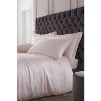 Catherine Lansfield 'Silky Soft Satin' Duvet Set in Pink | Size: King