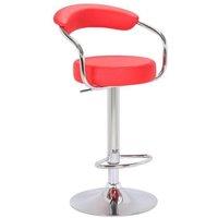 netfurniture Astra Stool Height Adjustable 6 Colours in Red