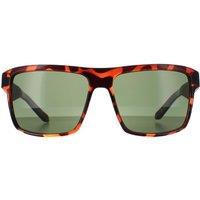 Dragon Men's Square Shiny Dark Tortoise G15 Green Space in Brown