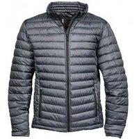 TEE JAYS Men's Zepelin Padded Jacket in Grey | Size: Medium