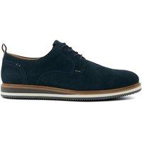 Dune London Men's Wide Fit 'Blaksley' Casual Shoes in Navy | Size: 6