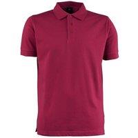 TEE JAYS Men's Luxury Stretch Short Sleeve Polo Shirt in Wine | Size: Large