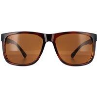 Guess Men's Rectangle Dark Havana Brown GF0234