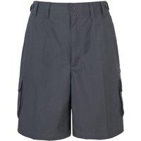 Trespass Men's Gally Water Repellent Hiking Cargo Shorts in Dark Grey | Size: XL