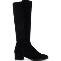 Dune London Women's 'Tayla' Suede Knee High Boots in Black | Size: 4