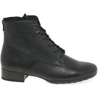 Gabor Women's 'Boat' Ankle Boots in True Black | Size: 6