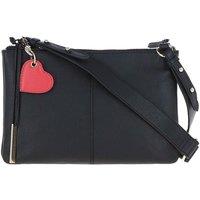 'Squisita' Two Sections Real Leather Shoulder Bag