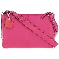 'Squisita' Two Sections Real Leather Shoulder Bag