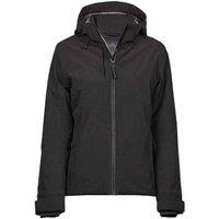 TEE JAYS Women's Waterproof Jacket in Black | Size: 12-14