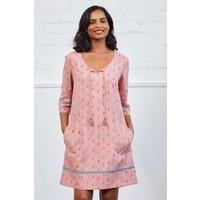 Nomads Clothing Women's Tassle Tunic Dress in Pink | Size: 8