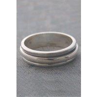 Otis Jaxon London Women's Sterling Silver Spinning Ring | Size: O