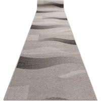 RugsX Sizal Floorlux Runner in Silver | Size: 70 cm x 250 cm