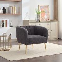 Ronan Boucle Fabric Accent Chair