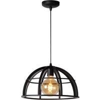 Lucide 'DIKRA' Dimmable Adjustable Stylish Indoor Modern Pendant Light 1xE27 in Black