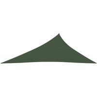 Sunshade Sail 160 g/m Dark Green 4x5x6.8 m HDPE