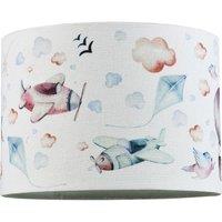 Modern and Colourful Childrens Fabric Lamp Shade