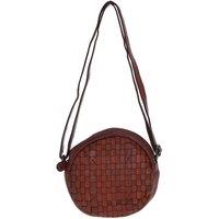 'Rifugio in Pelle' Leather Round Crossbody Bag