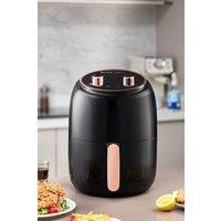 8L Knob Air Fryer Oven Air Circulation Heating with Timer & Temps Control , Auto Shutdown and Audible Alarm