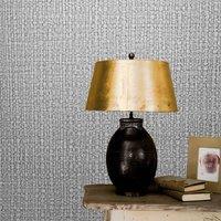 Noordwand Vintage Deluxe Wallpaper Course Fabric Look Grey