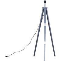 Willow Grey Floor Lamp Base