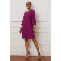 WALLIS Lace 3/4 Sleeve Shift Dress