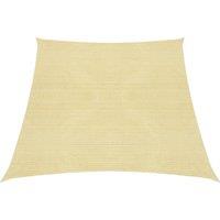 Sunshade Sail 160 g/m Beige 4/5x3 m HDPE