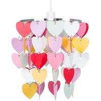 Heart Silver Ceiling Pendant Shade