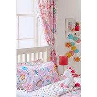 Unicorn Kids Printed Pencil Pleat Curtains