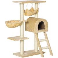 Cat Tree Tower Kitten Activity Centre Scratching Post with Hammock House