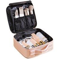Travel Makeup Storage Cosmetic Toiletry Wash Bag with Brush Compartment