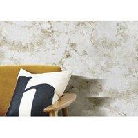 Noordwand Wallpaper Friends & Coffee Marble Concrete Grey and Metallic