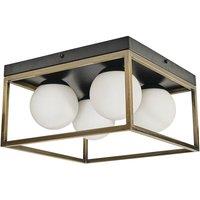 Beauworth 4 Way Black Ceiling Bar Light