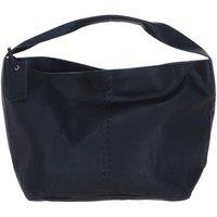 'Gusto Morbido' Deep Blue Hobo Bag in Soft Ashwood Leather