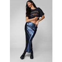 Sequin Maxi Skirt