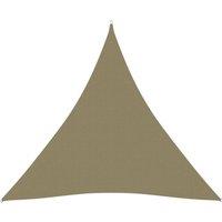 Sunshade Sail Oxford Fabric Triangular 4x4x4 m Beige