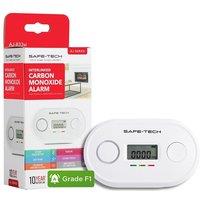 Interlinked Carbon Monoxide Alarm, 10 Year Tamper-Proof Battery with Digital LCD Display