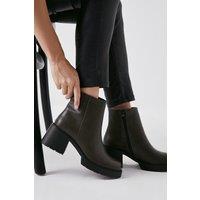 Faith: Mallery Chunky Block Heel Ankle Boots