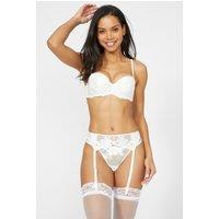 Gorgeous Lily Embroidery Bridal Garter Belt